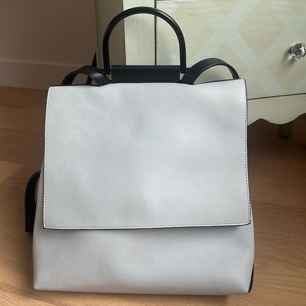 “Alyssa” Women girls Japanese back pack messenger bag Light blue